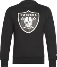 Las Vegas Raiders Primary Logo Graphic Crew Sweatshirt Tops Sweatshirts & Hoodies Sweatshirts Black Fanatics