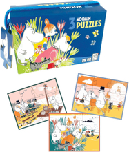 Moomin 3 Puzzle In A Box With Handel Toys Puzzles And Games Puzzles Classic Puzzles Multi/patterned MUMIN
