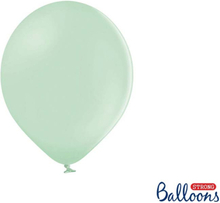 Ballonger Pastell Pistagegrön, 27 cm, 50-pack - PartyDeco