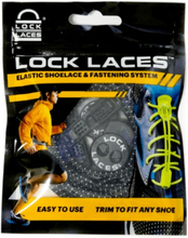 Lock Laces Lock Laces No Tie Shoelaces Black Skotillbehör OneSize