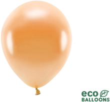 Eko Ballonger Metallic Orange, 26 cm, 100-pack - PartyDeco