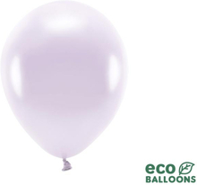 Eko Ballonger Metallic Lila, 26 cm, 100-pack - PartyDeco