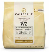 Vita Chokladknappar 400g - Callebaut W2