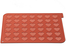 Macaronmatta Hjärta, 30 x 40 cm - Silikomart