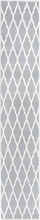 vidaXL Gulvteppe BCF grå og hvit 80x500 cm