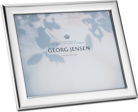Georg Jensen Modern fotoramme, rustfritt stål, 10 cm x 12 cm