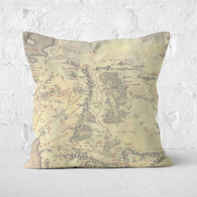 Lord Of The Rings Middle Earth Cushion Square Cushion - 50x50cm - Soft Touch