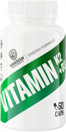 Swedish Supplements Vitamin K2 + D3 - 60 kaps