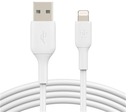 Belkin Boost Charge Lightning To Usb-A Cable Pvc 3M - White