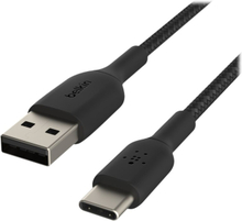 Belkin Boost Charge Usb-A To Usb-C Cable Braided 1M Black