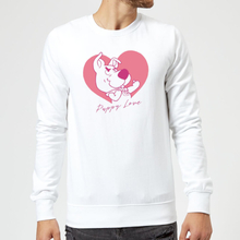 Scooby Doo Puppy Love Sweatshirt - White - M
