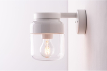 Ifö Electric Ohm Wall Væglampe LED E27 Hvid 140/205 Klarglas IP44