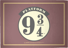 Decorsome x Harry Potter Platform 9 And 3/4 Woven Rug - Large