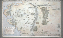 Decorsome x Lord Of The Rings Map Woven Rug - Small