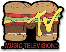 MTV Hamburger Logo Sticker, Accessories