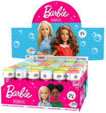3x Barbie bellenblaas flesjes met bal spelletje in dop 60 ml voor kinderen