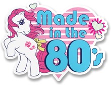 Made In The 80's Sticker, Accessories