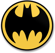 Batman Retro Signal Logo Sticker, Accessories