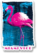Miami Vice Flamingo Sticker, Accessories
