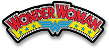 Wonder Woman Retro Logo Sticker, Accessories