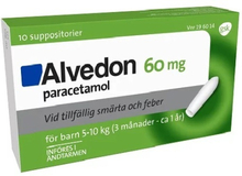 Alvedon suppositorium 60 mg 10 st