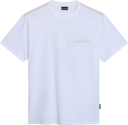 Napapijri Napapijri Men's Gras Short Sleeve T-Shirt Bright White Kortermede trøyer L