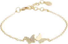 Vega Chain Brace Accessories Jewellery Bracelets Chain Bracelets Gold SNÖ Of Sweden
