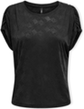 Only Blusar Top Free Life S/S - Black