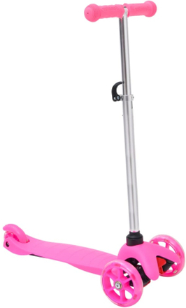 vidaXL Sparkesykkel for barn 3 hjul justerbart aluminiumshåndtak rosa