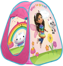 Pop Up Play Tent Gabby´s Dollhouse In Carry Bag Toys Play Tents & Tunnels Play Tent Multi/patterned Gabby's Dollhouse