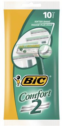Bic BIC Comfort 2 Engangsskraber, 10 stk.