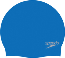 Speedo Speedo Plain Moulded Silicone Cap Neon Blue Accessoirer OneSize