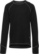 Husky Sweater Baselayer Teens Sport Base Layers Baselayer Tops Black ISBJÖRN Of Sweden