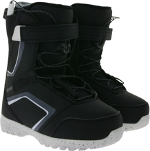 NITRO Droid QLS Kinder Snowboard-Boots mit EVA-Sohle Winter-Schuhe Schnellschnür-Schuhe 848618-001 Schwarz/Weiß