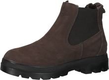 bama Stiefelette Damen Echtleder-Schuhe Chelsea-Boots wasserabweisend mit bama-tex 1084988 Dunkelbraun