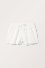 Mini Broderie Anglaise Cotton Shorts - White