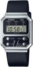 Casio A100WEL-1AEF Vintage LCD/Läder