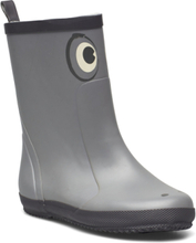 Wellies - Front Print Shoes Rubberboots High Rubberboots Grey CeLaVi