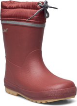Thermal Wellies W.lining-Solid Shoes Rubberboots High Rubberboots Red CeLaVi
