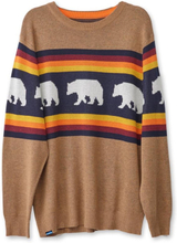 KAVU Highline Sweater Men Snow Bear