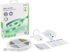 Deltaco LED-list, 6-pin, 3m, WiFI, dimbar, RGB