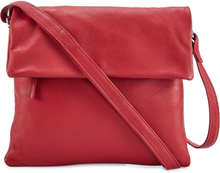 Style Gabriella i rød (KUN ET STK. PÅ LAGER). Klassisk fold-over taske i et smukt minimalistisk design