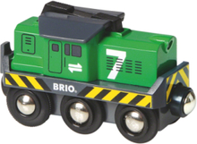 Brio 33214 Fragtlokomotiv, Batteridrevet Toys Toy Cars & Vehicles Toy Vehicles Trains Multi/patterned BRIO