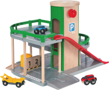Brio 33204 Parkeringshus Toys Toy Cars & Vehicles Vehicle Garages Multi/patterned BRIO