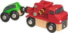 Brio® Bergingsbil M/Personbil Toys Toy Cars & Vehicles Toy Vehicles Trucks Multi/mønstret BRIO*Betinget Tilbud