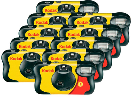 Kodak Engångskamera Funsaver Festpaket 10-pack, Kodak