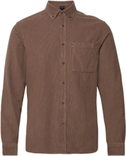 August Cord Shirt Skjorte Uformell Brun Lexington Clothing*Betinget Tilbud