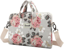 Canvaslife Briefcase Taske Til MacBook / PC 15-16" (37.5 x 26.5 cm) - White Rose