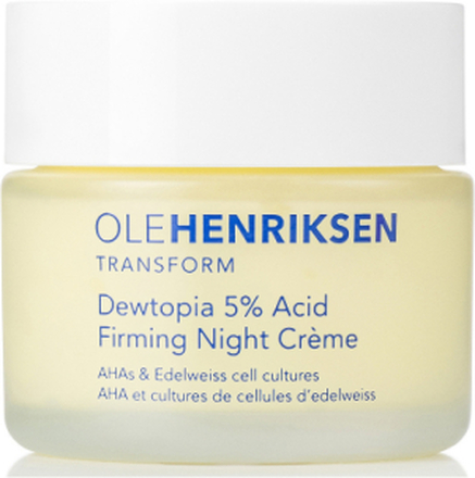 Transform Dewtopia 5%Acid Firming Night Crème Beauty Women Skin Care Face Moisturizers Night Cream Nude Ole Henriksen