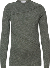 Mlreeve L/S Jrs Top Tops T-shirts Long-sleeved T-shirts Grey Mamalicious
